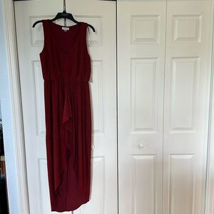 Red Calvin Klein dress